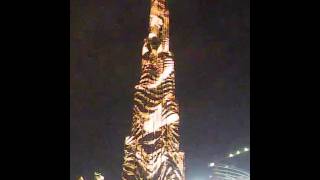 Burj khalifa lichtshow