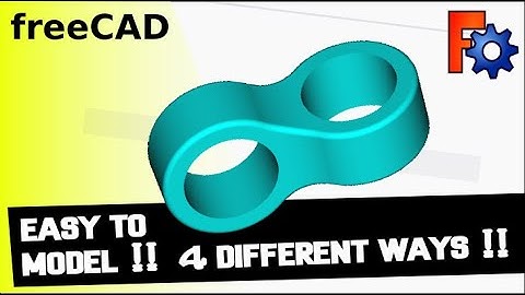 This Is Not an Impossible Object! 4 Easy Ways To Model This In FreeCAD For Beginners