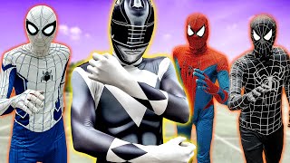 TEAM SPIDER-MAN vs BAD GUY TEAM || The Battle of BLACK RANGER ( Live Action )
