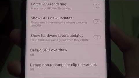 Samsung Galaxy S10 / S10+: How to Enable / Disable Show hardware layers updates