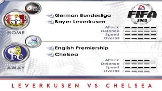 [PC] | FIFA 2002 | BAYER LEVERKUSEN VS CHELSEA LONON | WORLD CLASS