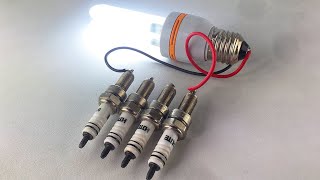 How To Make Free Energy Generator 220V Using Spark Plug