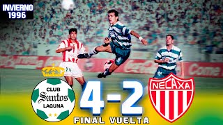 ¡SANTOS CAMPEÓN!  Golazo de Borgetti en FUERA DE LUGAR ⚡ Final Vuelta Invierno 1996