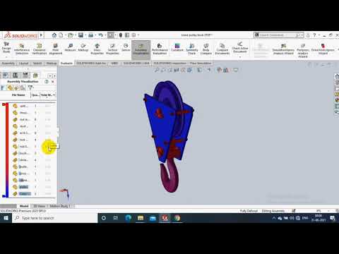 ASSEMBLY VISUALIZATION | EVALUATE | SOLIDWORKS 2020
