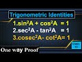 Trigonometric Identities proof || trigonometric_identities #trigonometry #trigonometryformula #maths