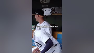 Kerry Carpenter is a legend for this 🤣 (via @Tigers/TT) #shorts