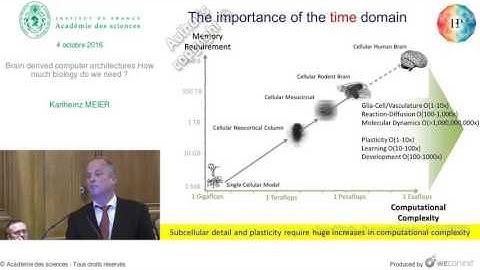 [Conférence] K. MEIER - Brain derived computer architectures How much biology do we need ?