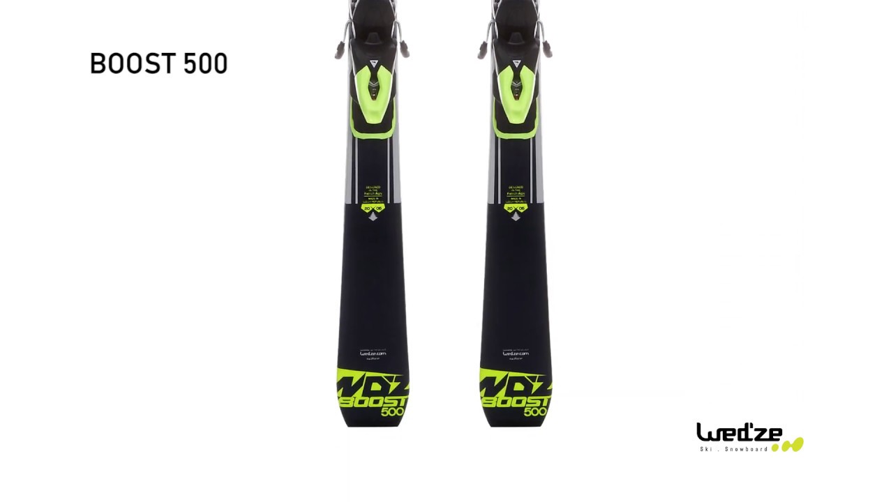 WEDZE (ウェッゼ) SKI BOOST 500 MEN - YouTube