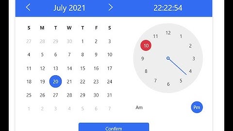 How To Change style of dateTimePicker package