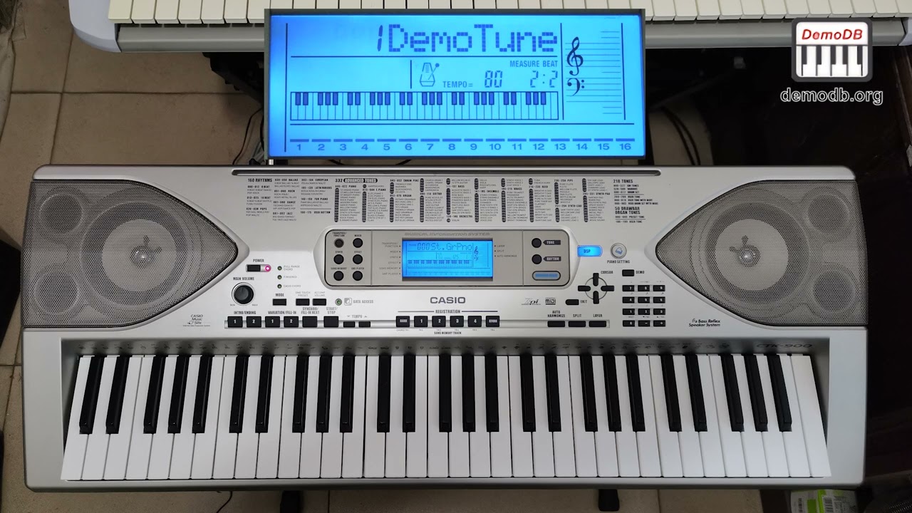 CASIO CTK-900 All Demo Songs - YouTube