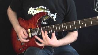 Video thumbnail of "Fusion Licks Guitar Lesson #1: Combining Tapping + String Skipping by Martin Miller"