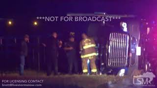05-15-18 Plainview, TX Wind Turned Over Semi Truck and People were Trapped and Rescued