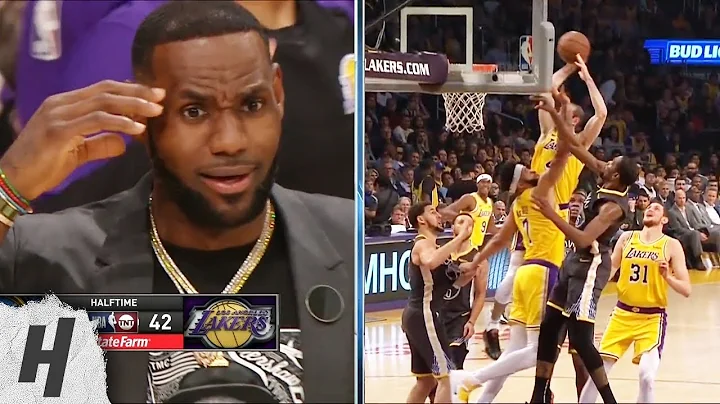 LeBron James in Shock After Alex Caruso's SICK Dunk - Warriors vs Lakers | April 4, 2019 - DayDayNews