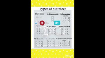 Types of Matrices Explained - Mathematics
