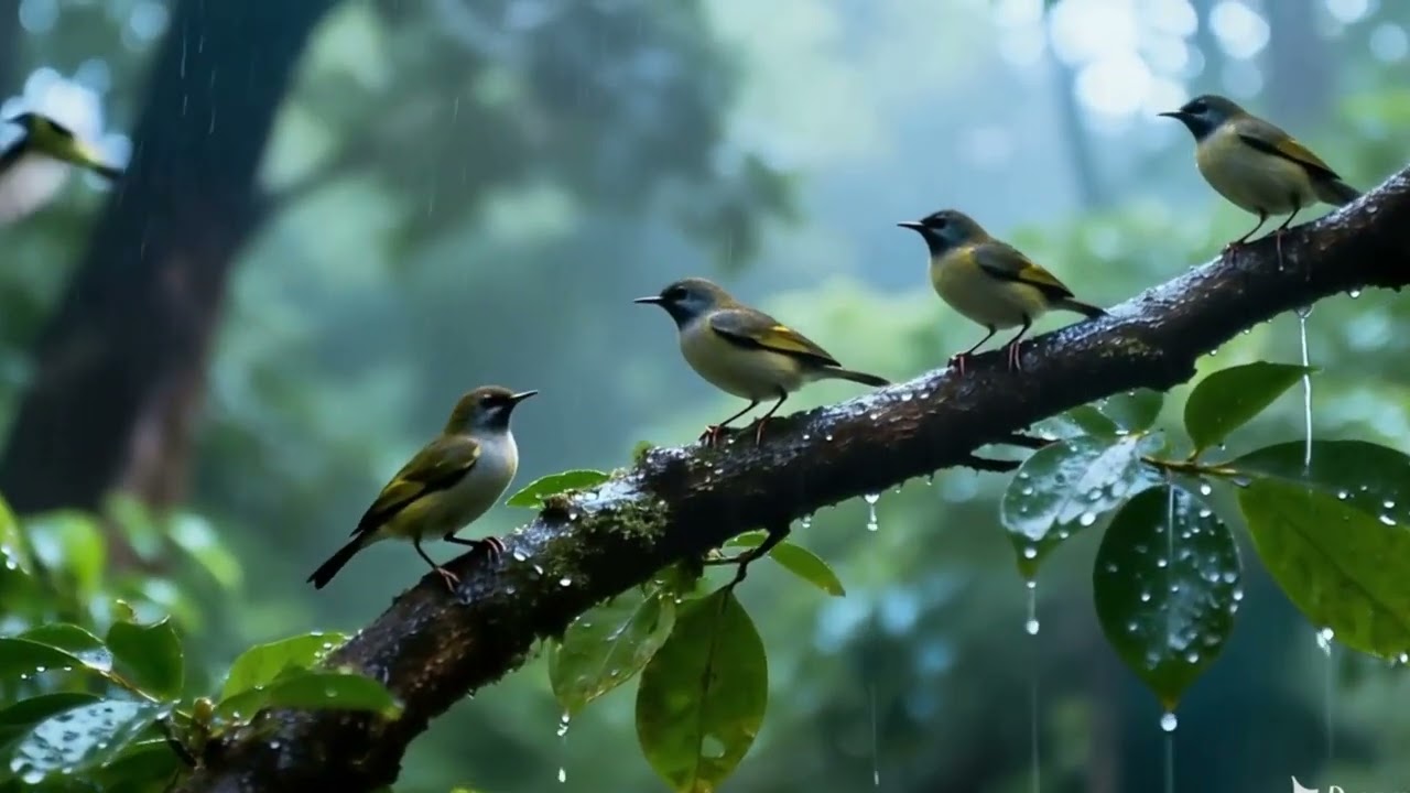 Forest Rain & Birdsong | Relaxing Nature Sounds for Sleep