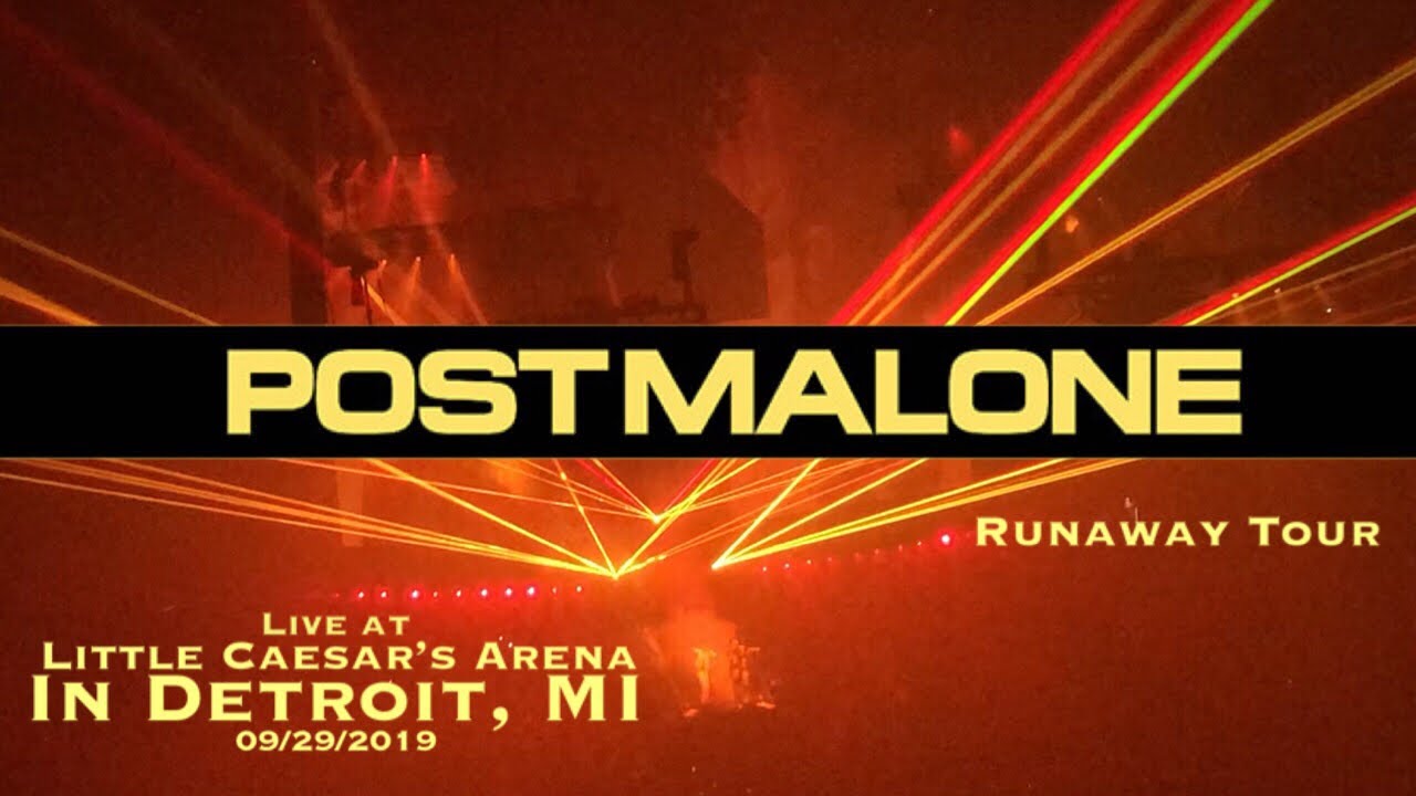 Post Malone live at LCA in Detroit, MI 09/29/2019 Runaway Tour Ft. Big Sean (Full Set)