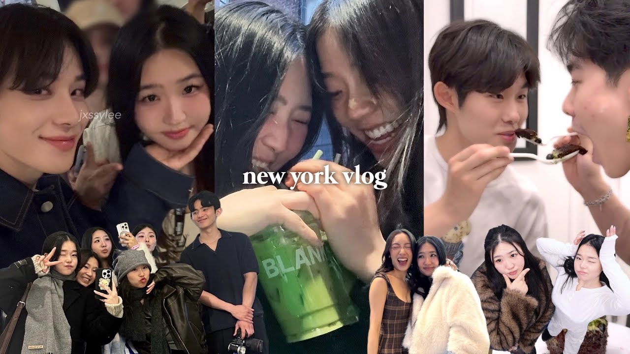 뉴욕 VLOG | 엔시티127 콘서트, 유튜버 친구들과 슬립오버, 편지낭독, 한국어교실, 팝업이벤트 브이로그