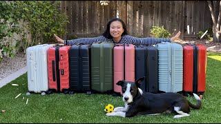 BEST HARDSHELL CARRYON | Rimowa * Tumi * Quince * Monos * July * Level8 * Béis (left to right)