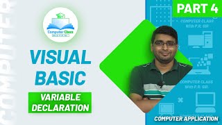 VISUAL BASIC 6.0 - WHAT IS VARIABLE ( Part 4) || P.R. Sir