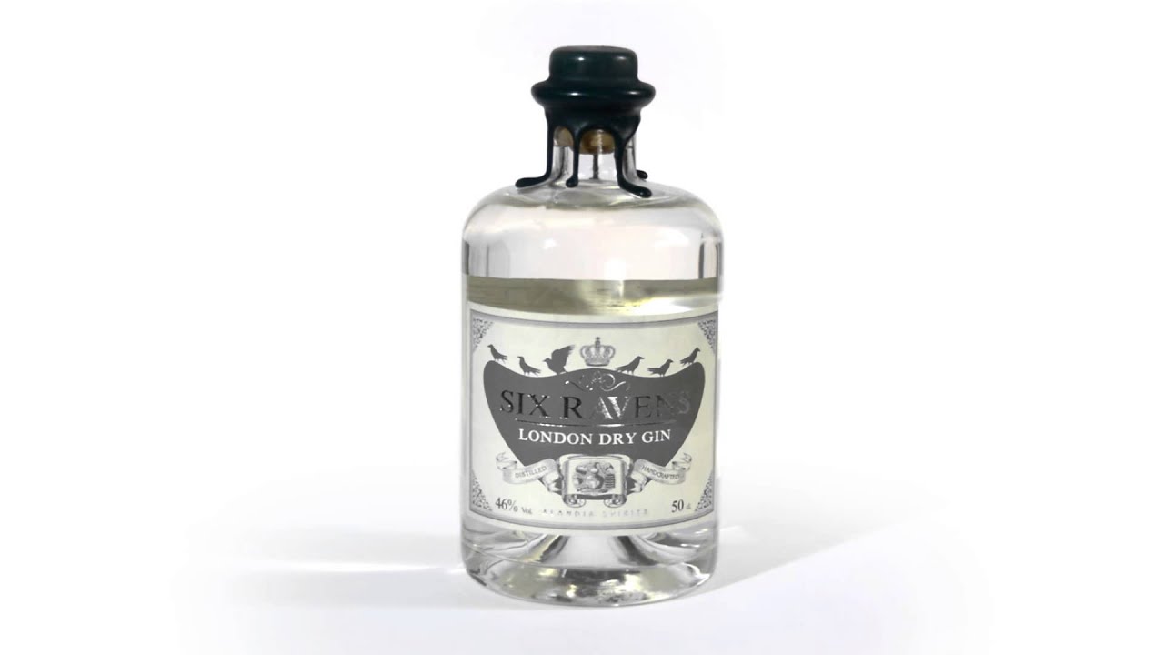 Six Ravens London Dry Gin: Distilled Gin with ginger