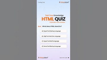 HTML Quiz #html #css #coding