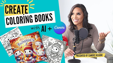 Create MIND-BLOWING Coloring Books with Ai and Canva in 2024!