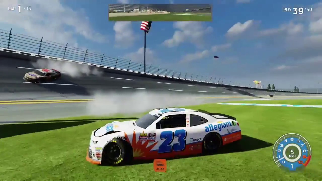 nascar heat 3 crashes