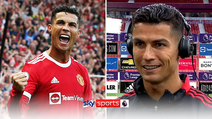 "I expected one, but not two" 😆 | Ronaldo speaks after homecoming brace!