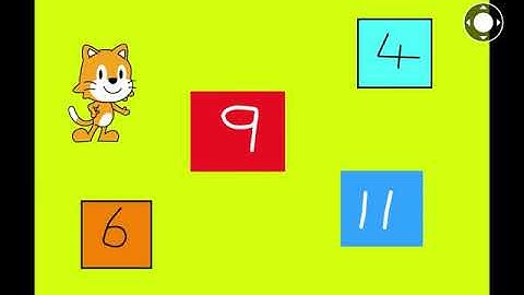 Step 7. How to create a  ScratchJr Maths game - Final test