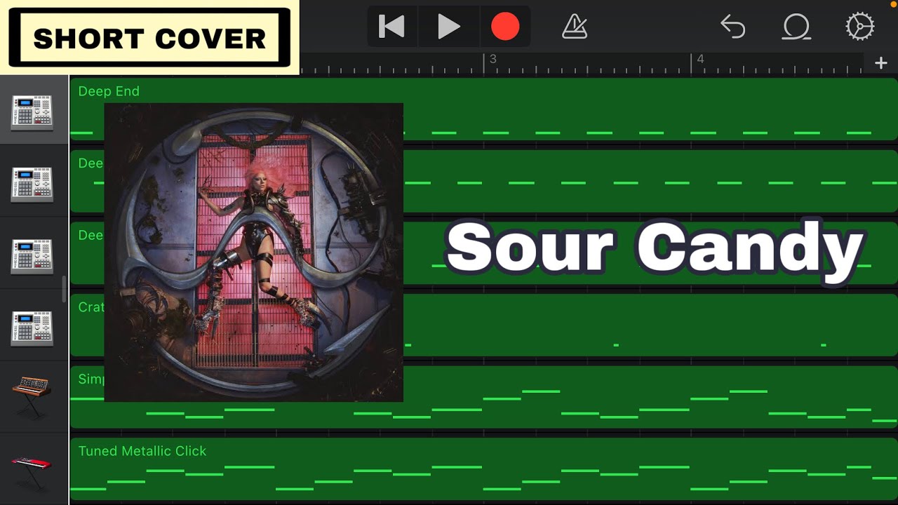 Lady Gaga, BLACKPINK - 'Sour Candy' (Short GarageBand Cover)