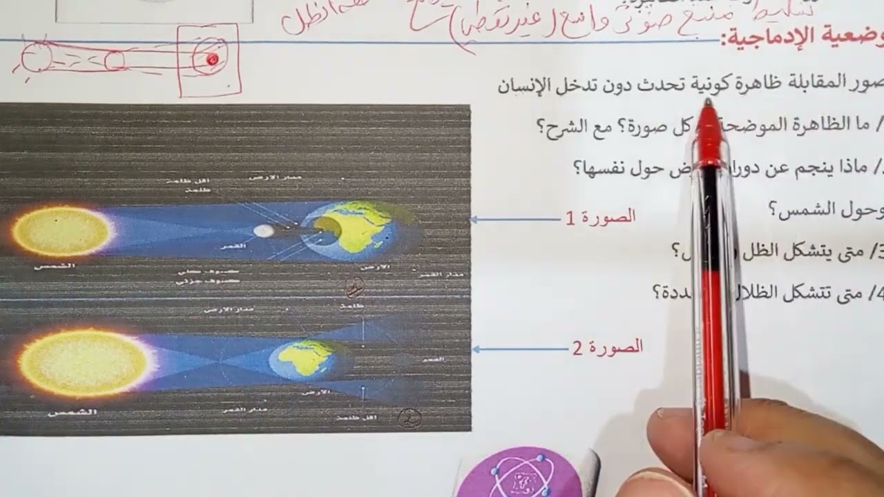 مراجعة شاملة لاختبار الفصل 3 للسنة اولى متوسط