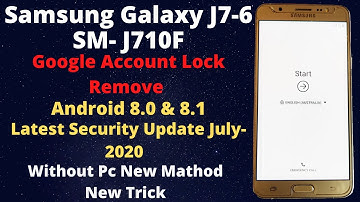 Samsung Galaxy J7-6 (J710f) Frp Bypass ll Google Account Lock Remove Without Pc Latest Method 2021