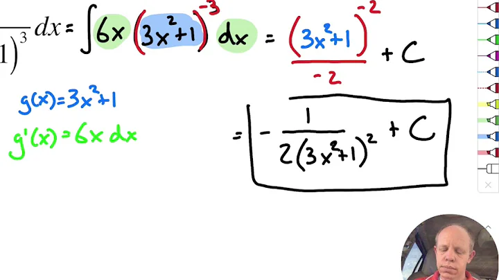 Calc Lecture 4.5a Integration by Substitution