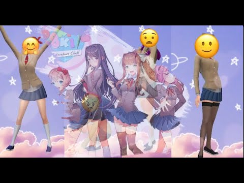 sims 4 doki doki literature club cc base game