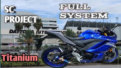 SC project titanium Full System | Yamaha r3 | touch by Zero 1 moto