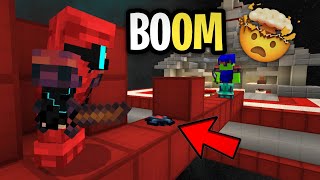 Trolling Players In bedwars Using Landmines