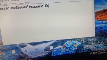 Std- 2 sub-computer chap -3 (નોટપેડ નો પરિચય)part-2 પ્રેક્ટીકલ