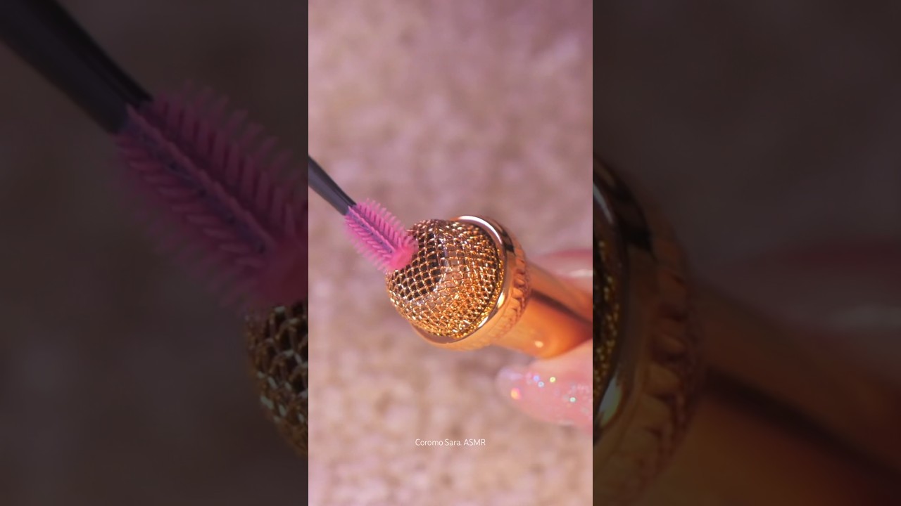 ASMR Satisfying Gold Tiny Mic Triggers 