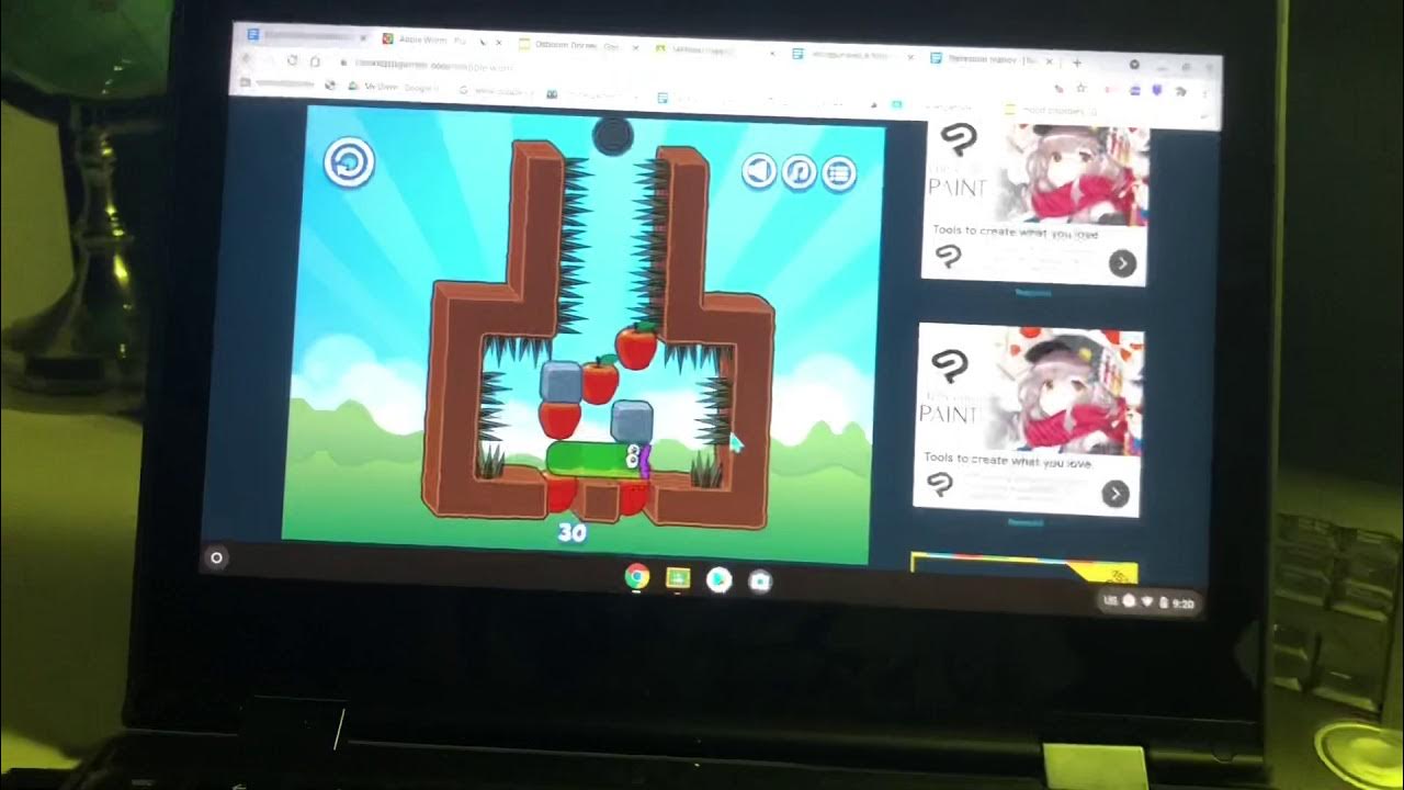 How to beat level 30 of Apple worm. cool math games - YouTube