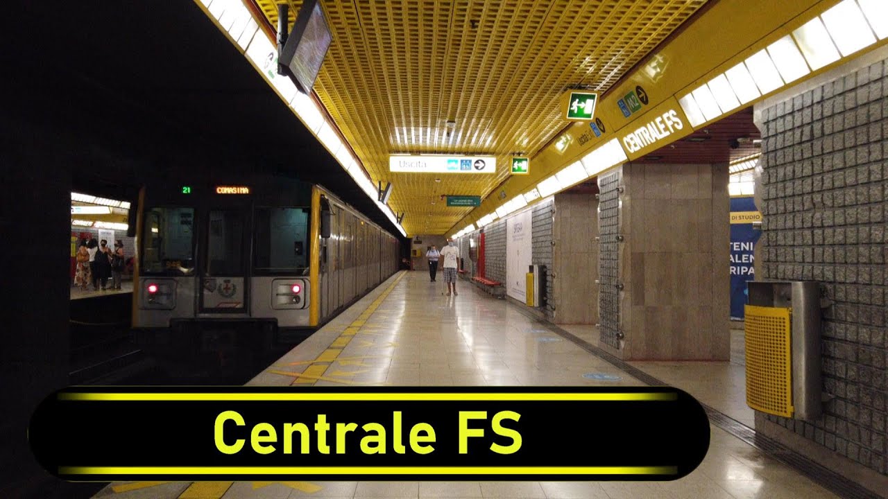 Metro Station Centrale FS - Milan 🇮🇹 - Walkthrough 🚶