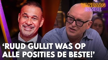 René lovend over Ruud Gullit: 