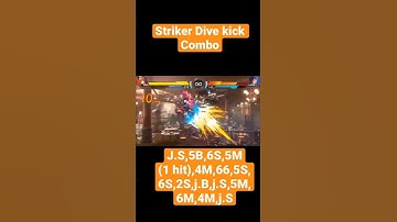 Striker Dive Kick Combo + safe jump ender