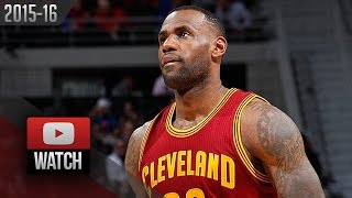 LeBron James Full Highlights at Pistons (2016.01.29) - 20 Pts, 8 Ast, 9 Reb