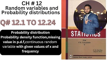 q1 to 24 ch12 random variables and probability distributions stats for fg colleges dr afzal beg book