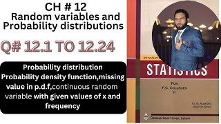 q1 to 24 ch12 random variables and probability distributions stats for fg colleges dr afzal beg book Profile
