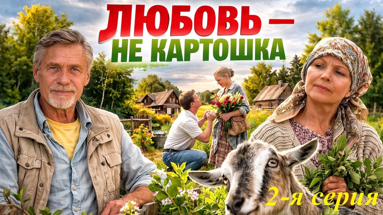 ДУШЕВНАЯ И РАССЛАБЛЯЮЩАЯ ДЕРЕВЕНСКАЯ РОМАНТИЧЕСКАЯ КОМЕДИЯ! Любовь — не картошка. 2 серия
