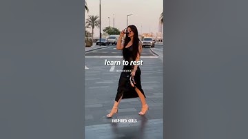If You Get Tired, Learn To Rest Not..? Attitude 😎 Inspired Girls 🔥