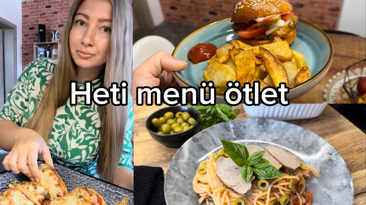 Muti mit eszel a héten|Heti menü ötletek|Reggeli, ebéd és vacsora ötletek|Csiky Beatrix