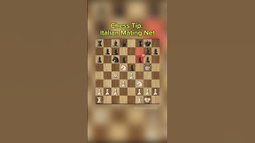 Chess Tip: Italian Mating Net#chess #chesstactics #chesspuzzle