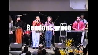 Video thumbnail of "Rendons grâces à Dieu, Jem 482 - Louange Vivante"